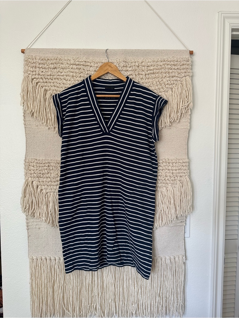 ATM Pima Cotton Stripe Dress